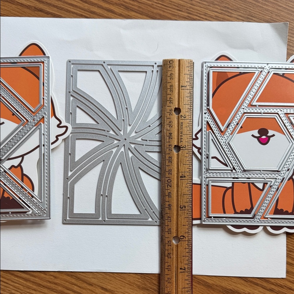 Geometric Fox Puzzle Cards - Picture 3 of 3